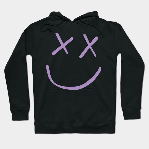 Louis Tomlinson Smiley Purple Hoodie by lashton9173